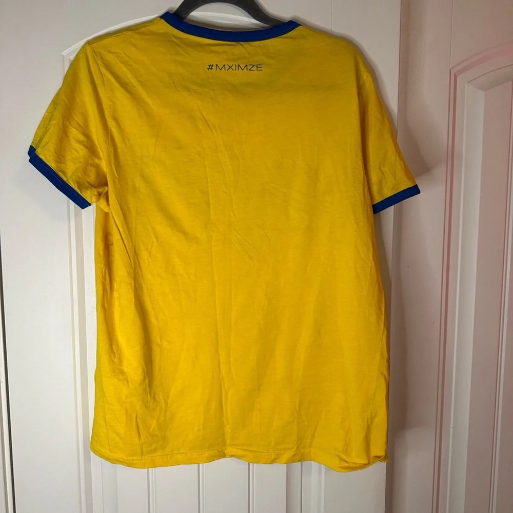 Sweden Yellow Short Sleeve Ringer Tee - Picture 3 of 4